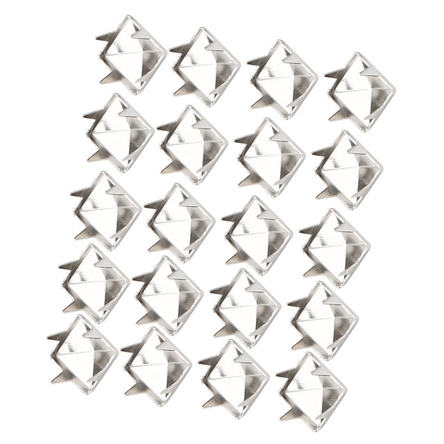 400 Sets Leather Rivets 4mm-7mm Decorative Rivets Brass Studs for Clothing Backpacks Shoes Hat Jackets Jeans