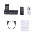thumbnail image 3 of Graflsoa Vertical Battery Grip for Canon 1300D/1200D/1100D/T6/T5/T3 with Remote Control and Adapter Cable, Black Plastic Design, Compact and Lightweight, 3 of 7