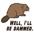 thumbnail image 2 of CafePress - Dammed Beaver Mugs - 11 oz Ceramic Mug - Novelty Coffee Tea Cup, 2 of 4