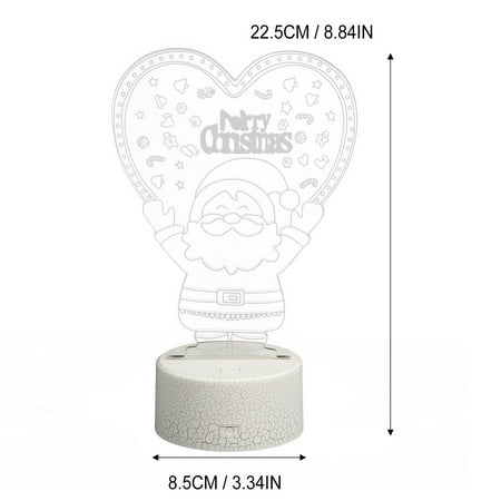 

1pc Christmas Santan Claus Lamp Night Light Desktop Lamp LED Light Lamp Decor