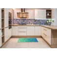 thumbnail image 6 of Ahgly Company Machine Washable Indoor Square Transitional Medium Spring Green Area Rugs, 6' Square, 6 of 7