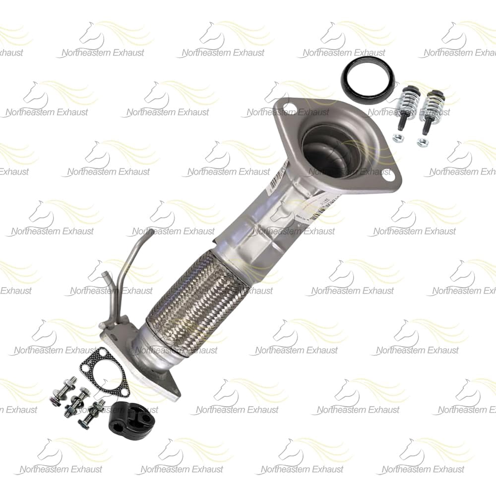 Northeastern Exhaust | Stainless Steel Front Flex Pipe Compatible for Honda Accord 2008–2012 & Acura TSX 2009–2014 2.4L | Sedan | Automatic Transmission | Direct-Fit Replacement