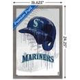 thumbnail image 3 of MLB Seattle Mariners - Drip Helmet 22 Wall Poster, 14.725" x 22.375" Framed, 3 of 5