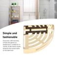 thumbnail image 3 of Estantes Esquineros de Acero Inoxidable Para Ducha, Organizadores de Ducha de Baño Montados en la Pared, Estante de Almacenamiento triangular para inodoro, dormitorio y cocina, 3 of 7