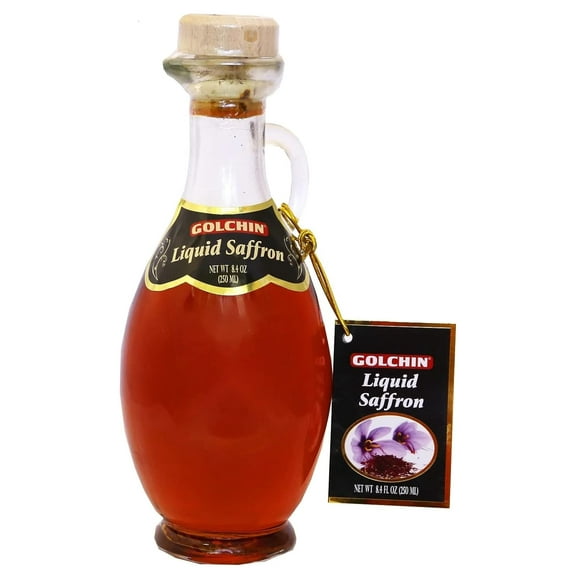 Golchin Liquid Saffron 1 Glass Bottle N.W. 8.4oz/250 mL