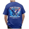 thumbnail image 6 of 250 Anniversary 250th Anniversaryth American Flag Patriotic 250 Years T Shirts Men (Blue,XL), 6 of 6