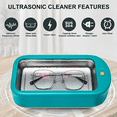 thumbnail image 4 of Ultrasonic Jewelry Cleaning Machine, Professional Ultrasonic Cleaning Machine, for Cleaning Jewelry, Glasses, US Plug, 4 of 5