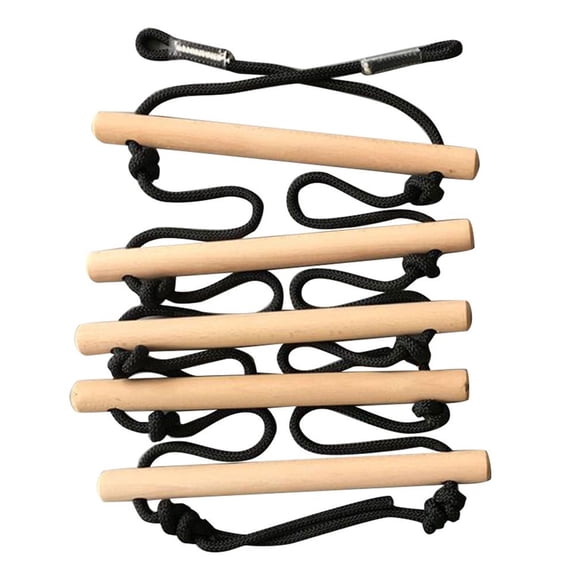 SPRING PARK Swing Set Rope Ladder for Kids - Exercise Climbing Rope Ladder Swing Equipment