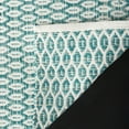 thumbnail image 4 of SAFAVIEH Montauk Crystal Geometric Cotton Area Rug, Aqua/Ivory, 4' x 6', 4 of 8
