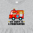 thumbnail image 4 of Inktastic Fireman Daddy is a Firefighter Girls Baby Dress, 4 of 5