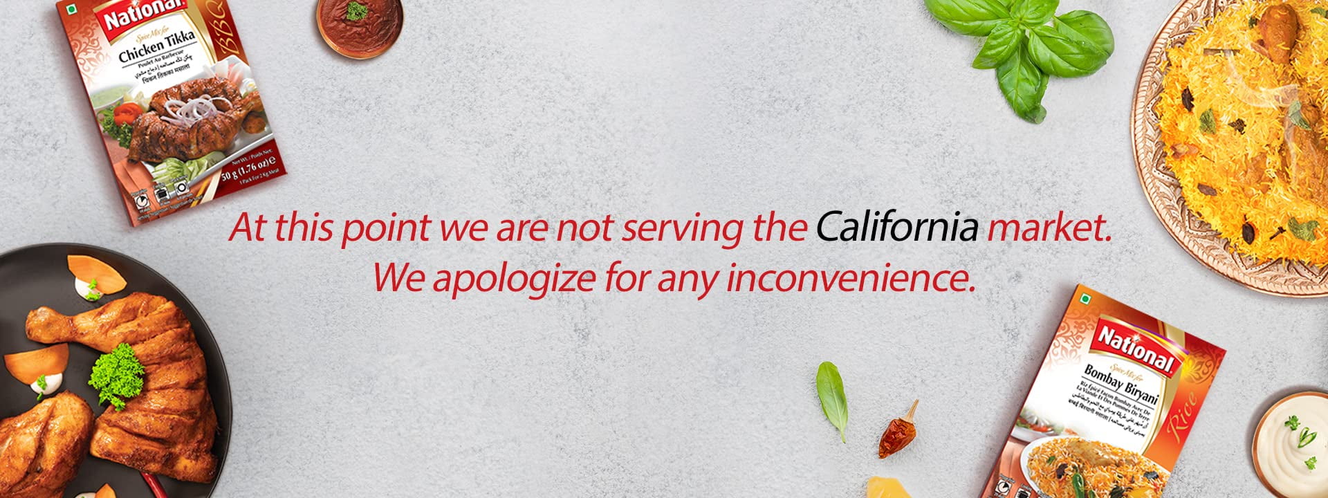 NATIONAL RMS POULET MASALA 43GM NATIONAL RMS POULET MASALA 43GM