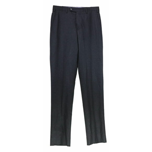 Vigano Pantalon en Laine et Capri pour Hommes 957 Heather Charcoal CL43 - 34