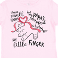 thumbnail image 4 of Inktastic I Have Small Hands, but My Papas Wrapped Around My Little Finger Boys or Girls Toddler T-Shirt, 4 of 5