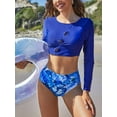 thumbnail image 3 of ALove Women's Surfing Rash Guard Two Piece UPF 50+ Sun Protection Wetsuit, 3 of 6