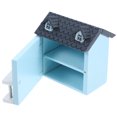thumbnail image 2 of Modèle d'Armoire en Forme de Maison Miniature Maison Miniature 1:12 Accessoire de Meubles de Maison de Poupée, 2 of 8