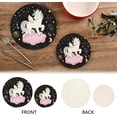 thumbnail image 4 of Unicorn 2 Pack Pot Holders Trivets, Heat Resistant Hot Pads for Kitchen Table Decoration Trivets for Hot Dishes/Pot/Bowl/Teapot/Hot Pot Holders, 7" + 9.45", 4 of 7
