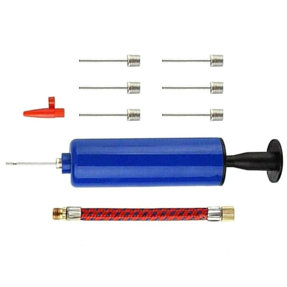 Necvior airs Pump Inflator Kits Portable Hand airs Ball Pump Sports Ball Pump Inflator with Needle Extension Hose Easy to Use