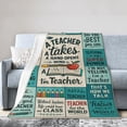 thumbnail image 3 of Teacher Appreciation Blanket Throw - Gift for Women, Birthday, Retirement, Teachers Day 60x50, 3 of 6