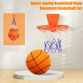 thumbnail image 2 of HEVIRGO Indoor Basketball Hoop Over The Door Mini Basketball Hoop Indoor Sports Accessory for Home Dorms Offices, 2 of 8