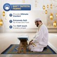 thumbnail image 4 of Muslim Prayer Rug with Prayer Beads - Prayer Mat - Prayer Rug - Prayer Matt Islam - Islamıc Prayer Mat - Travel Prayer Mat - Tasbih Prayer Beads - Islamic Gifts - 99 Prayer Beads Included (Navy), 4 of 6