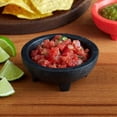 thumbnail image 3 of TrueCraftware- Set of 4 Molcajete 4 oz. Salsa Bowl Black Color- Perfect for Parties Events Regular Use Great for Molcajete Chips Guacamole Serving Dish Sauce Cup Side dish Snack Dip Nuts or Candy, 3 of 6