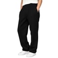 thumbnail image 6 of Kids Sweatpants Kids Elastic Waist Wide Leg Sweatpants Boys Girls Loose Casual Trousers With Side Pockets Soft Daily Jogger Pants Black 5-6 Years, 6 of 8