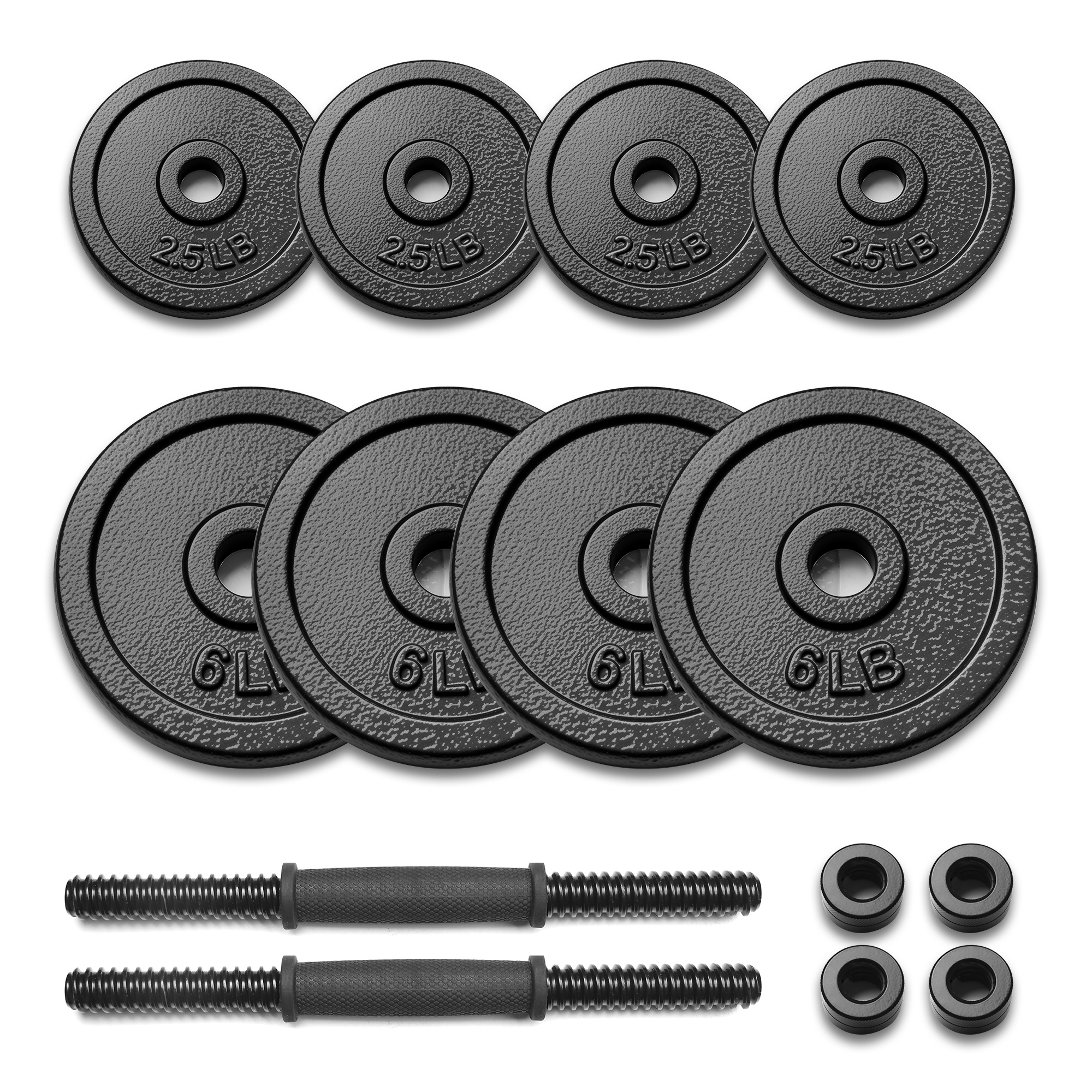 Athletic Works 40 lb Adjustable Cast Iron Dumbbell Set photo 1