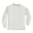 thumbnail image 4 of White Long Sleeve Shirts for Women, Polyester Womens Fall Fashion 2024, Womens Oversized Sweatshirts 2024 Casual Crewneck Long Sleeve Knit Tops Pullover Jumper Outfits XXL, 4 of 4