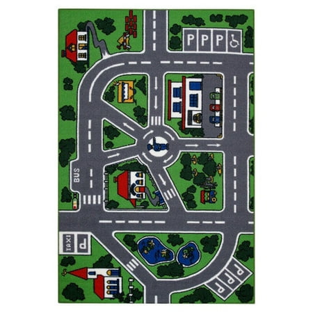 Fun Rugs Fun Time Streets Kids Rug