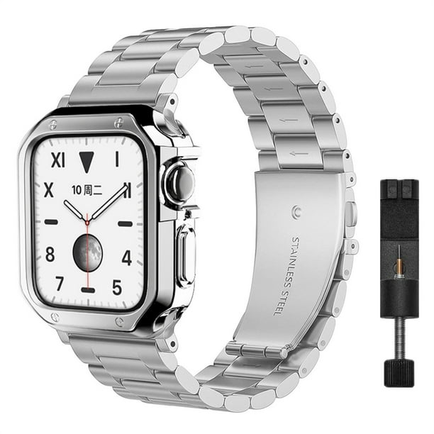 YuiYuKa Case+strap for Apple Watch band 45mm 41mm 40mm 44mm 42mm