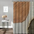 thumbnail image 2 of Orinice Paper Texture Bathroom Decor Set Colorful Luxurious Graphic Print Polyester Fabric Shower Curtain Set with Hooks 60x72, 2 of 7