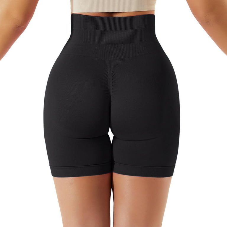 adviicd Petite Yoga Pants For Women Yoga Pants For Women Women's High Waist Yoga  pants Gym Workout Booty Dance Hot Pants Lifting Sports Leggings Black S 
