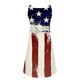 thumbnail image 5 of ICHUANYI Clearance Women's Fashion Sexy Vintage V Neck Sleeveless Printing Chain Beach Party Dresses(Navy, M) Ichaunyi WER2023081203844, 5 of 5