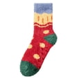 thumbnail image 2 of IYYVV Fuzzy Socks for Women Fall Cozy Fluffy Slipper Socks Non Slip Socks Warm Thick Socks for Winter Cold ,Sleep B One Size, 2 of 5