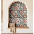 thumbnail image 5 of S4sassy Self Adhesive Wallpaper, Mosaic Tile Wallpaper, Multi Removable DIY Vinyl Tile Pattern Wall Covering, Textured Peel and Stick Contact Paper for Entryway Walls, Kitchen Backsplash (25"x60"), 5 of 8