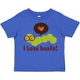 thumbnail image 3 of Inktastic I Love Books Bookworm Boys or Girls Toddler T-Shirt, 3 of 5