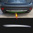 thumbnail image 1 of for Mazda CX-5 CX5 2012-2016 Chrome Rear Bumper protection Molding decor cover, 1 of 4