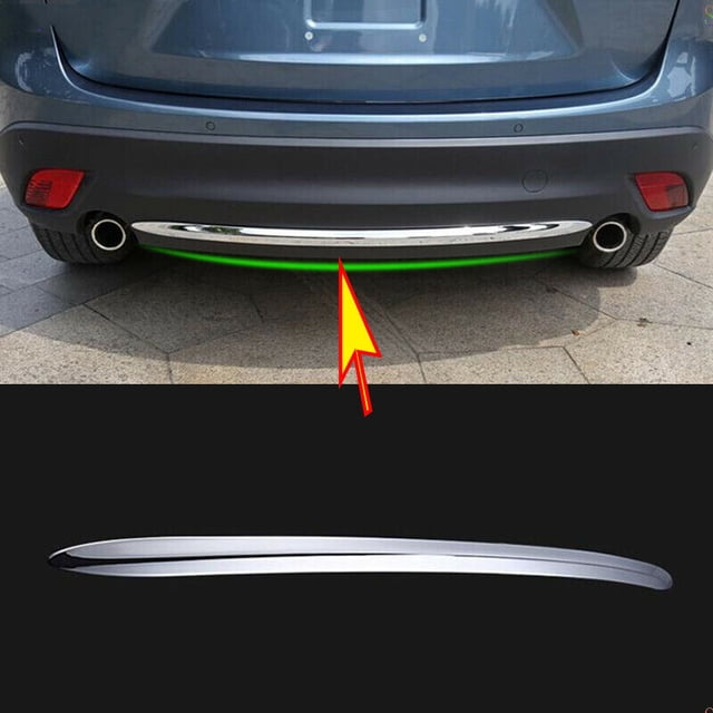 for Mazda CX-5 CX5 2012-2016 Chrome Rear Bumper protection Molding decor cover