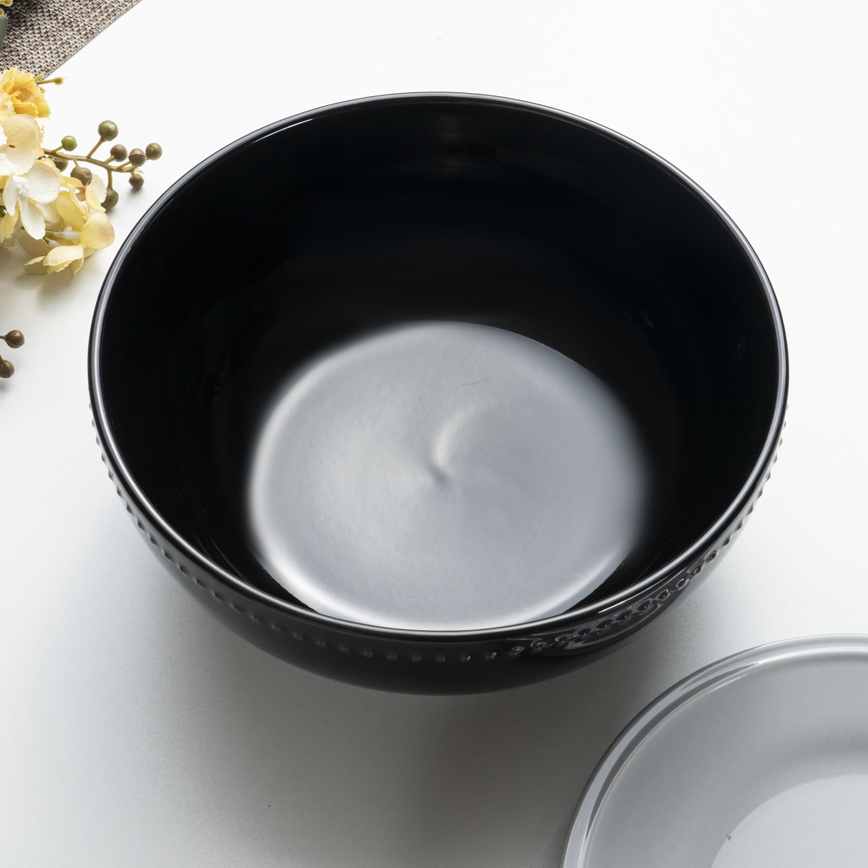 Bol de service Mainstays Brynn Noir 9 pouces