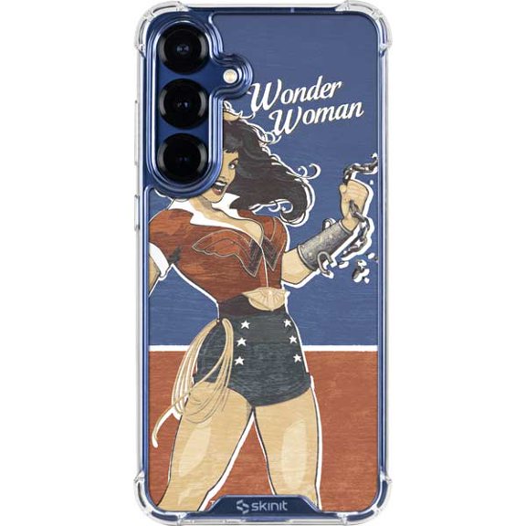 Skinit DC Comics Bombshells Wonder Woman Bombshell Galaxy S25 Plus Clear Case