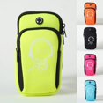 thumbnail image 4 of Arm Bag Waist Bag Breathable Double Layer Reflective Design Large Capacity Nylon Exercise Armband Phone Holder Running Supplies, 4 of 6
