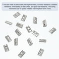 thumbnail image 3 of M3 Demi-Rond Rouleau en Ressort Écrous T Série 2020 Acier au Carbone Fente T Ressort Écrous Argent, 50 Pcs, 3 of 7