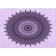 thumbnail image 1 of Ahgly Company Machine Washable Indoor Rectangle Transitional Blossom Pink Area Rugs, 7' x 10', 1 of 1
