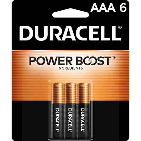 Duracell® Coppertop AAA Alkaline Batteries, Pack Of 6