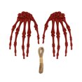 thumbnail image 2 of Decoraciones de Halloween, adornos de Halloween, regalos de Halloween, cortina de Halloween, colgante de cortina de puerta, colgante de calavera y palma, accesorios de diseño de escena de terror, ador, 2 of 6