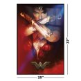 thumbnail image 3 of Wonder Woman 1984 - Framed Movie Poster (Crossed Arms - Bracelets) (Size: 24" X 36") (Black Aluminum Frame), 3 of 6