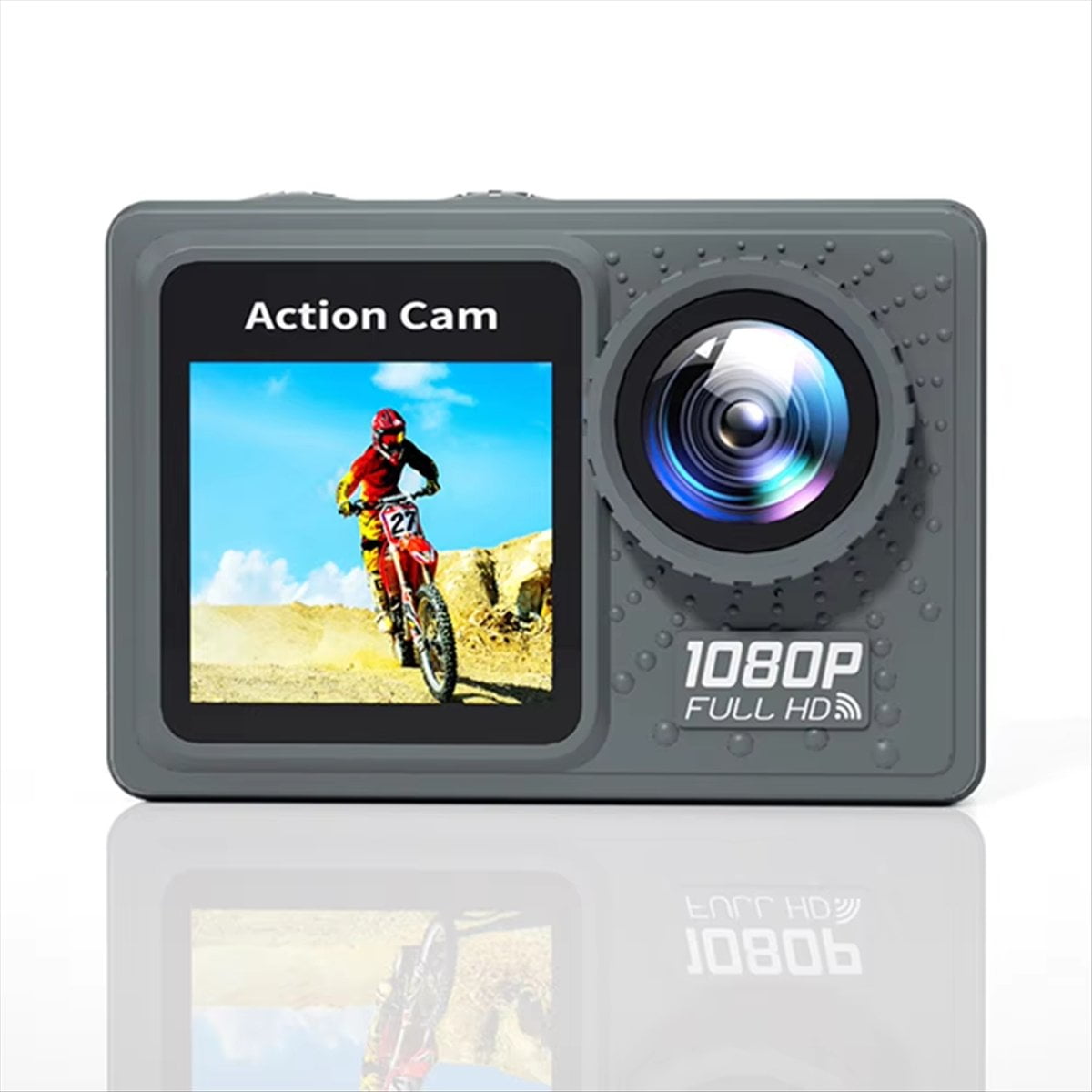 WiFi Action Camera 30m Waterproof Exercise Video Recorder 120° Wide Angle Sport Camcorder with Accessories Kit