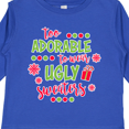 thumbnail image 4 of Inktastic Too Adorable to Wear Ugly Sweaters Boys or Girls Long Sleeve Toddler T-Shirt, 4 of 5