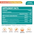 thumbnail image 2 of N-Acetyl Cysteine Ethyl Ester 100mg - More Absorption Than 1000mg NAC - with Glycine 600mg - Benefit Glutathione - Good for Immune System & Antioxidant for Adults, NACET ( 60 Capsules - 2 Pack), 2 of 5
