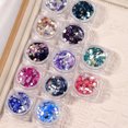 thumbnail image 4 of Kripyery 1 Box Nail Art Sequins Sparkly Exquisite Hexagon Glitter Disposable Decorate Nail Reflective Anti-crash Nail Art Ornament Manicures Stuff, 4 of 8